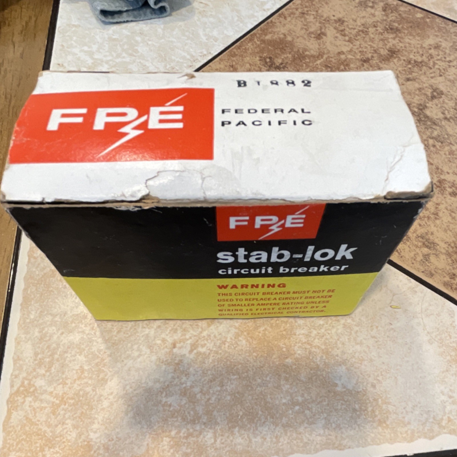 Federal Pacific FPE Stab-lok Circuit Breaker 2 Pole 100A 2P100