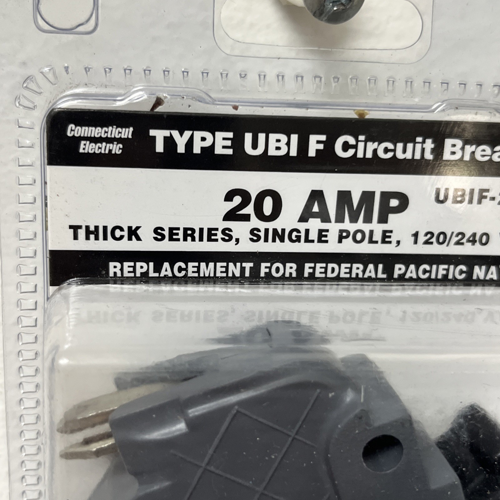 VPKUBIF Thick 20 Amp 1/2 in. 1-Pole Federal Pacific Stab-Lok Type NA Replacement