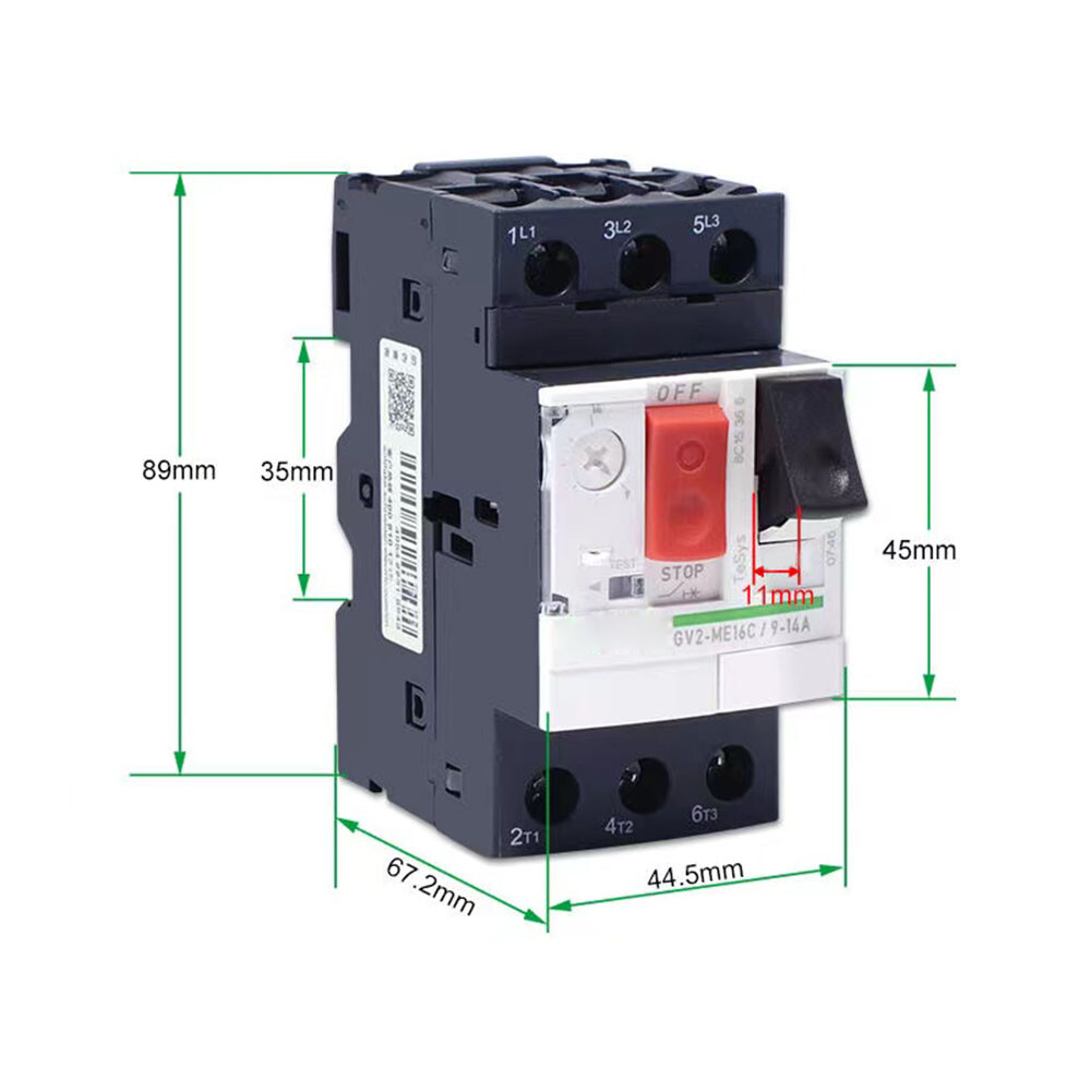 For GV2-ME16C (9-14A) Motor Protection Circuit Breaker