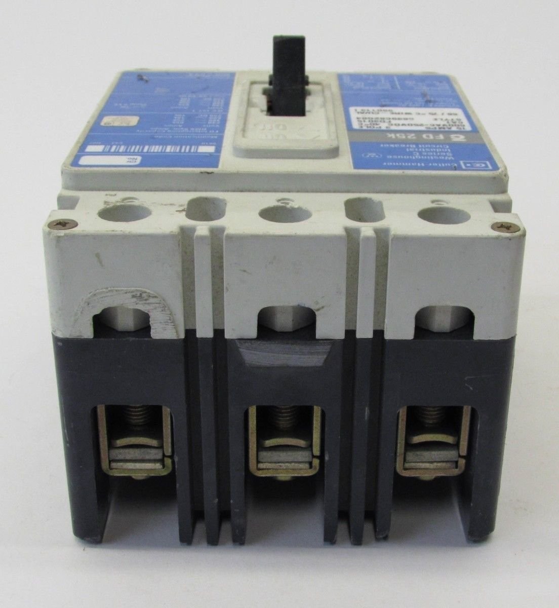 Eaton FD3015 Circuit Breaker15A,3P 600VAC,FD