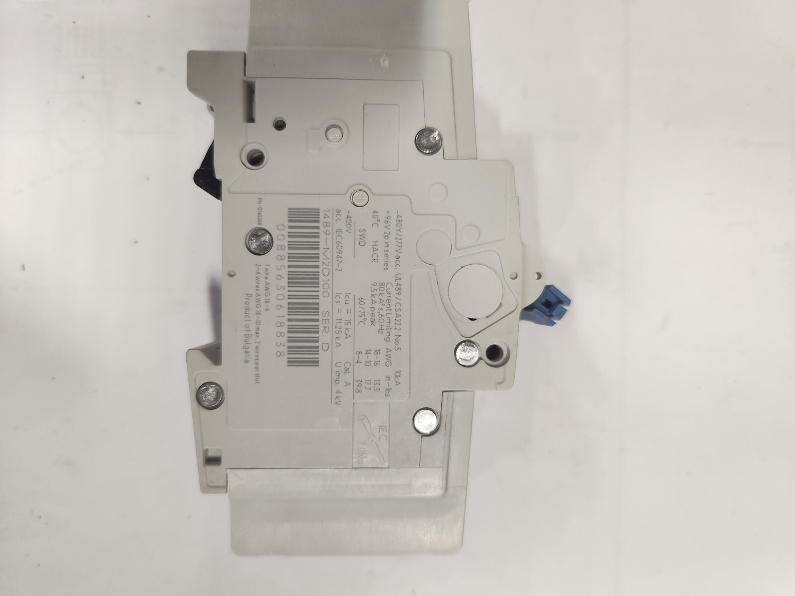 Allen Bradley circuit breaker PN# 1489-M2D100 SER. D