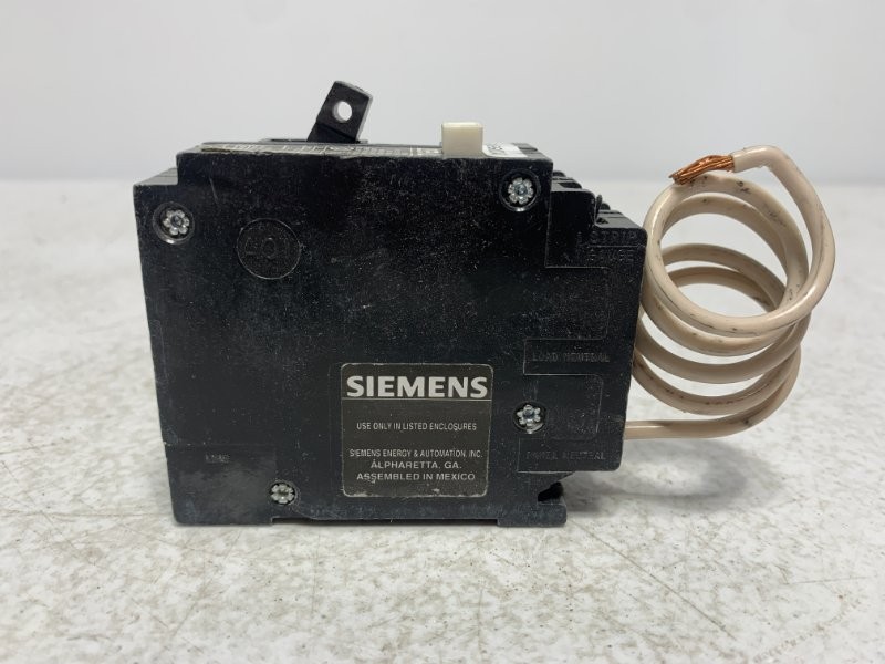 Siemens QF115A GFCI Circuit Breaker 15A 120V 1-Pole