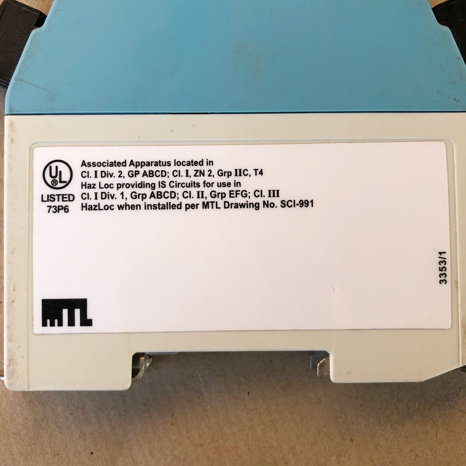 MTL 7760AC SHUNT DIODE SAFETY BARRIER RELAY