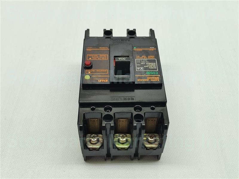 Fuji Electric EG53B Circuit Breaker 30A 3 Pole 100-200-440V 30 Days Warranty