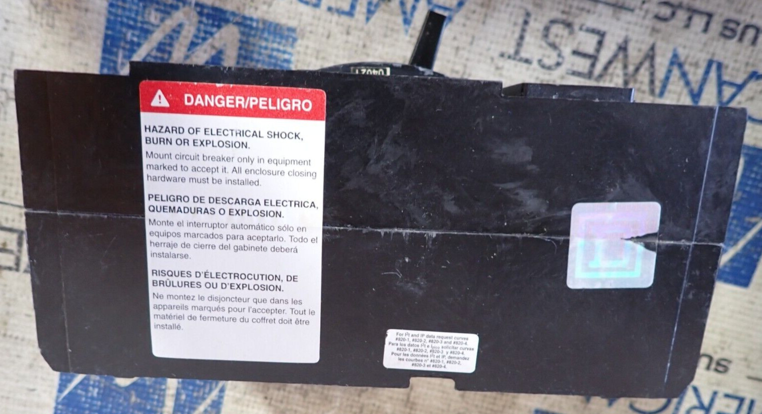 Square D FIL36030 30 Amp 600 VAC 3 Pole 200kA@480v Circuit Breaker – TESTED