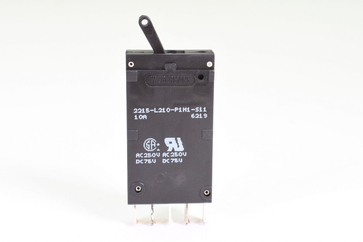 E-T-A 2215-L210-P1M1-S11-10A, Thermal-magnetic circuit breaker