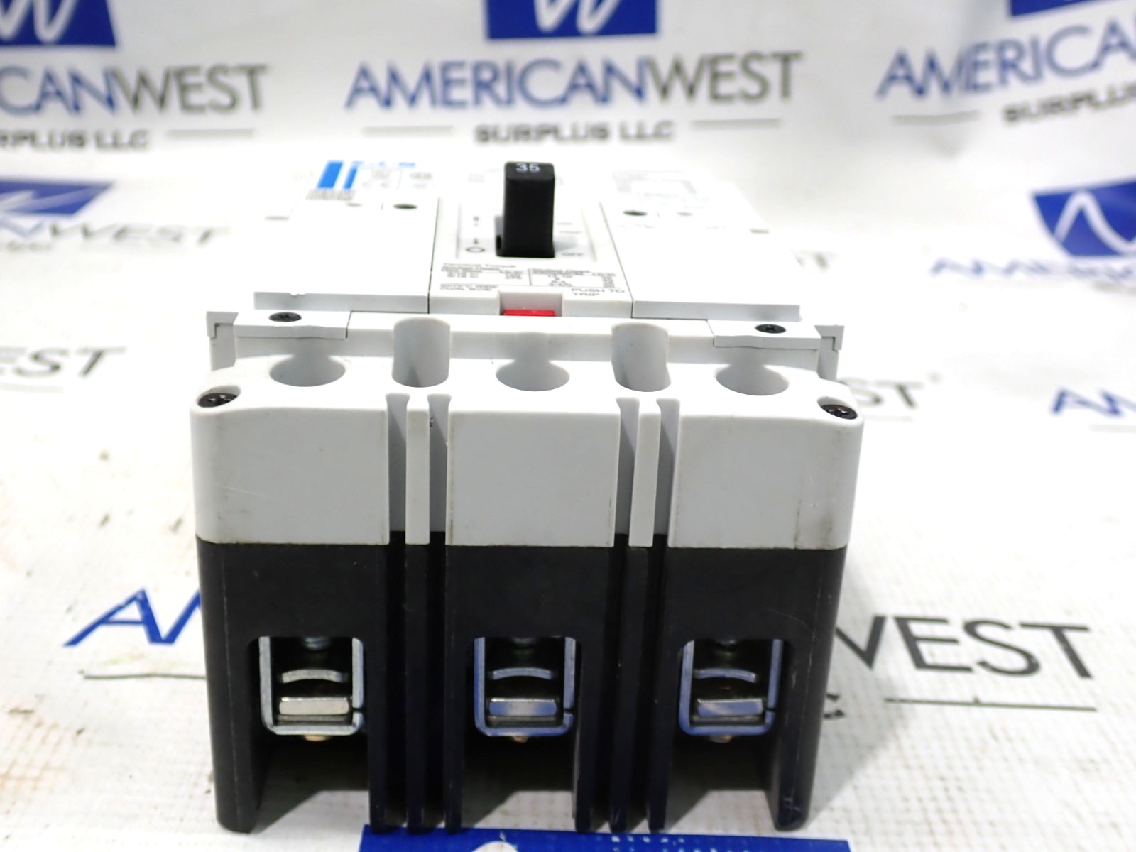 Eaton PDG23G0035TFFL 3 Pole 35 Amp 600 Volt 35kA@480V Circuit Breaker – Tested