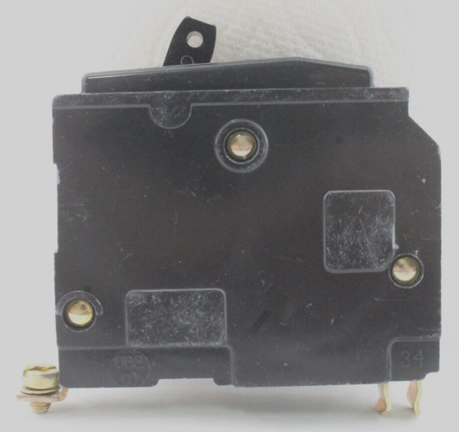 Square D QOB120 Yellow D, White # Circuit Breaker (Lot of 5)
