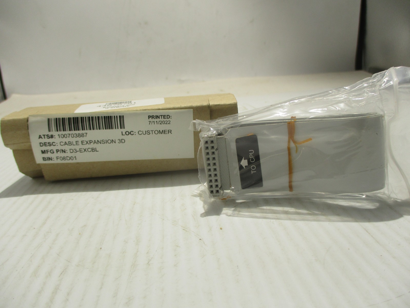 NEW AUTOMATION DIRECT D3-EXCBL EXPANSION 3D CABLE