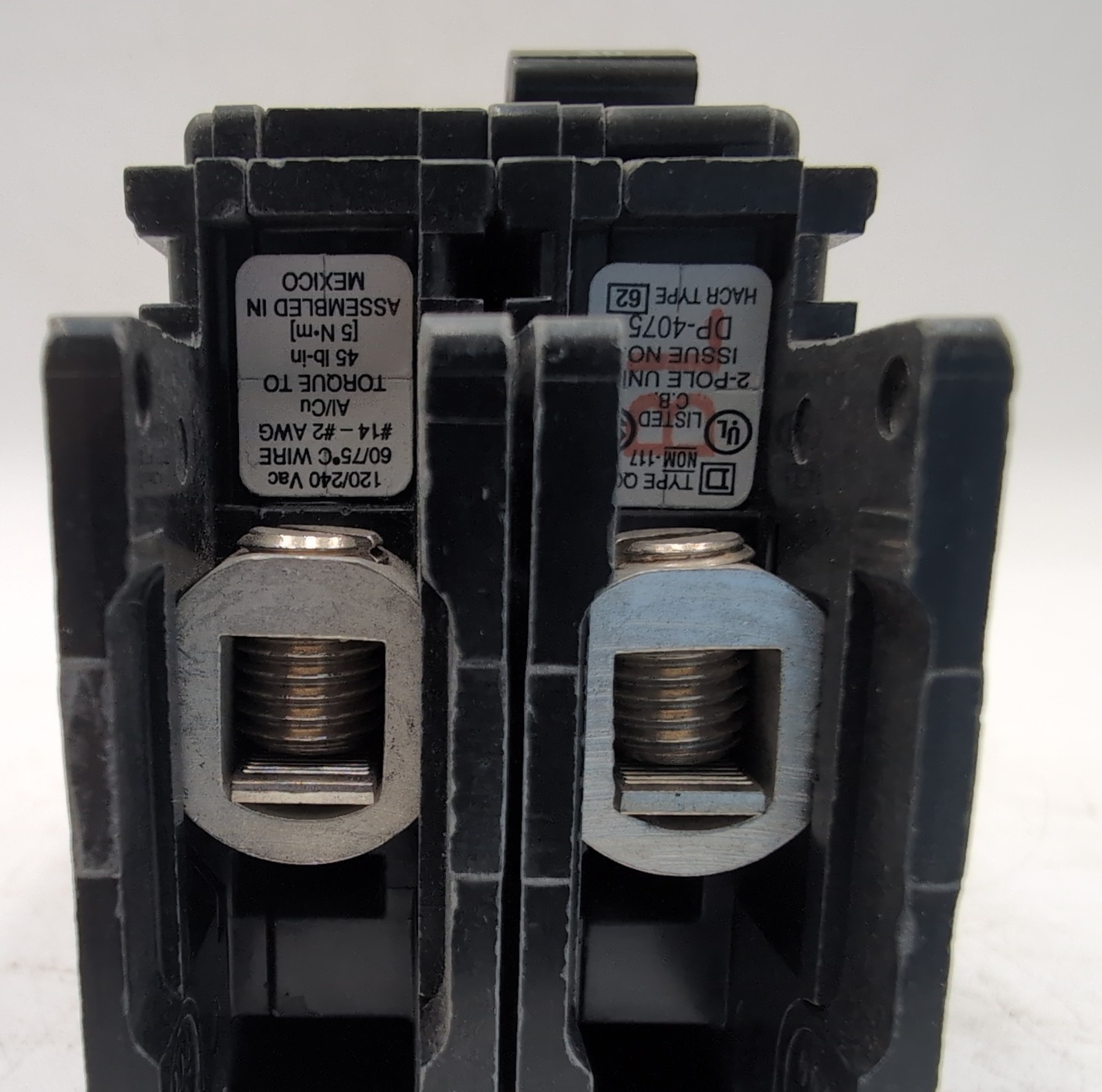 Square D QOU220 20 Amp 2 Pole 120/240V Circuit Breaker Unit Mount 20A QOU NEW