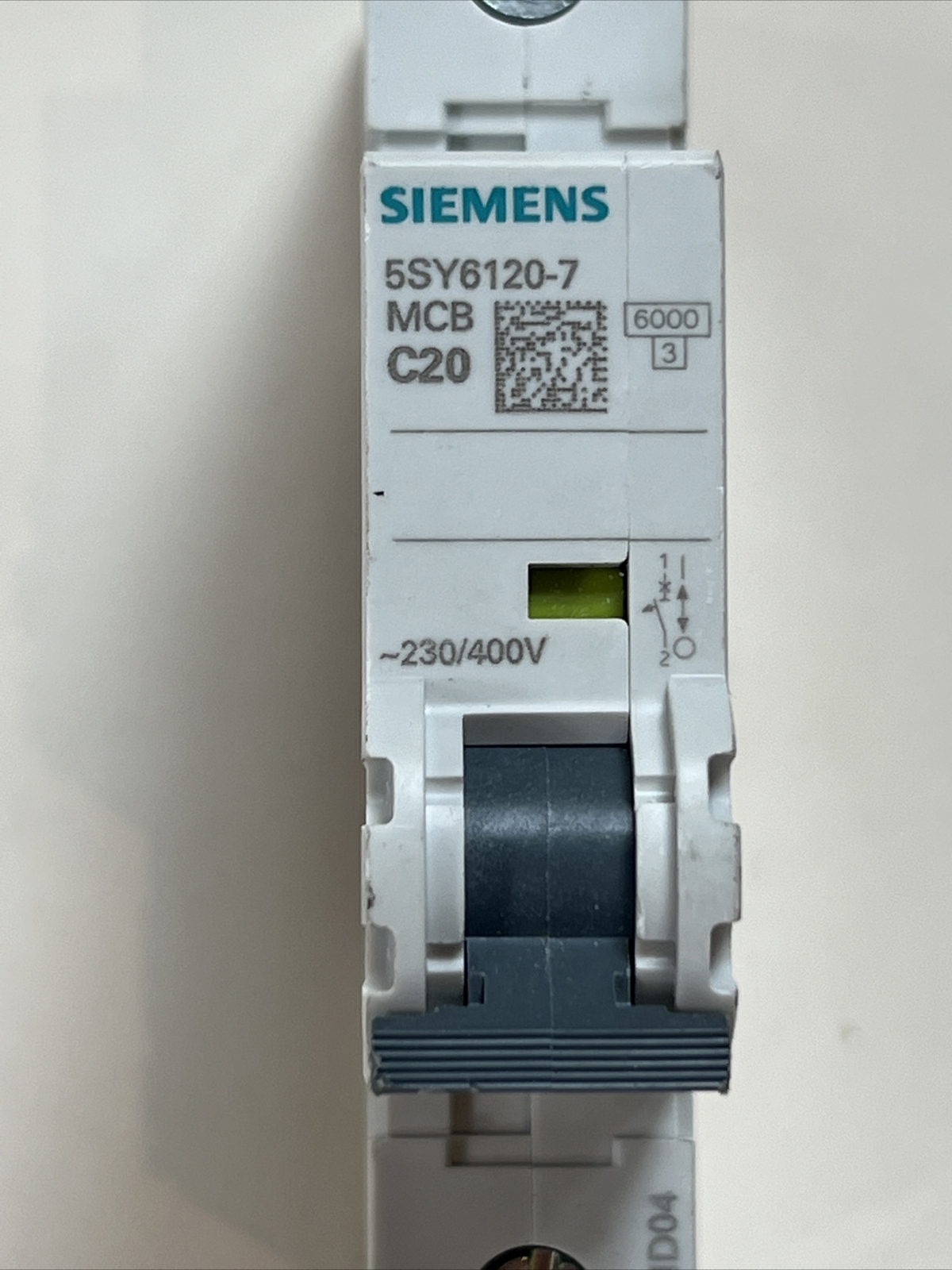 Siemens Supplementary Protector, 20 A, 230/400V Ac, 1 Pole, Din 5Sy61207