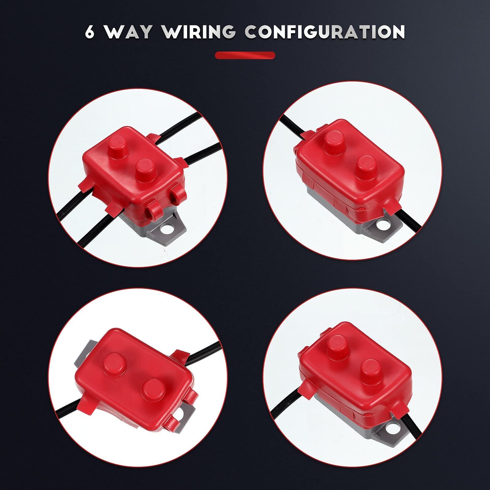 4 Pieces DC 12V – 24V Automatic Reset Circuit Breaker Circuit Breaker with Co…
