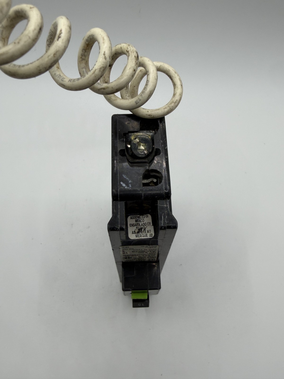 Square D HOM115AFI 15A 120V 1P Plug-in AFCI Circuit Breaker = wrnty
