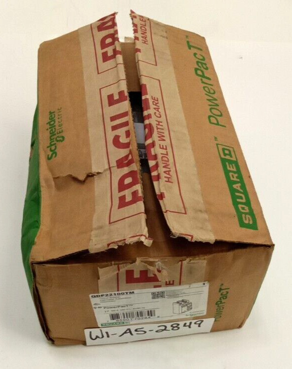 Square D QDP22100TM Circuit Breaker PowerPacT Q 100A 2P 240VAC~50/60Hz 25kA Lugs