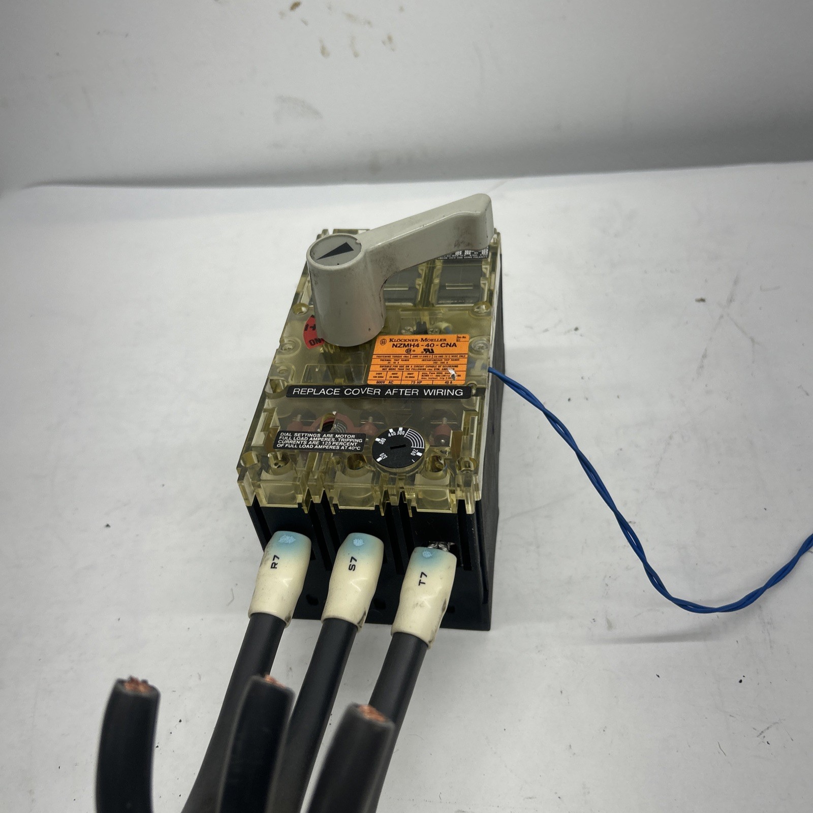 Klockner-Moeller NZMH4-40-CNA Circuit Breaker 40 Amp 600 Vac