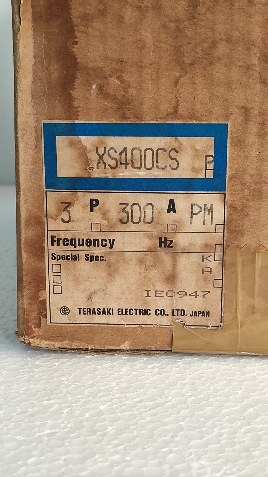 Terasaki TemBreak xs400cs / XS400CS 300A 3 Pole Circuit Breaker