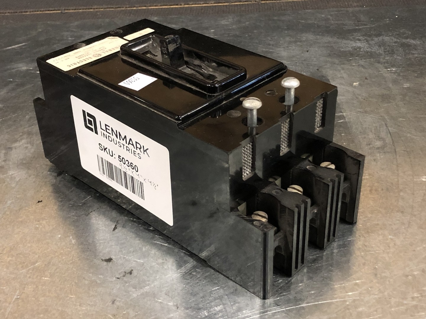 General Electric TF136015 15 Amp, 3 Pole, 600 volts Circuit Breaker