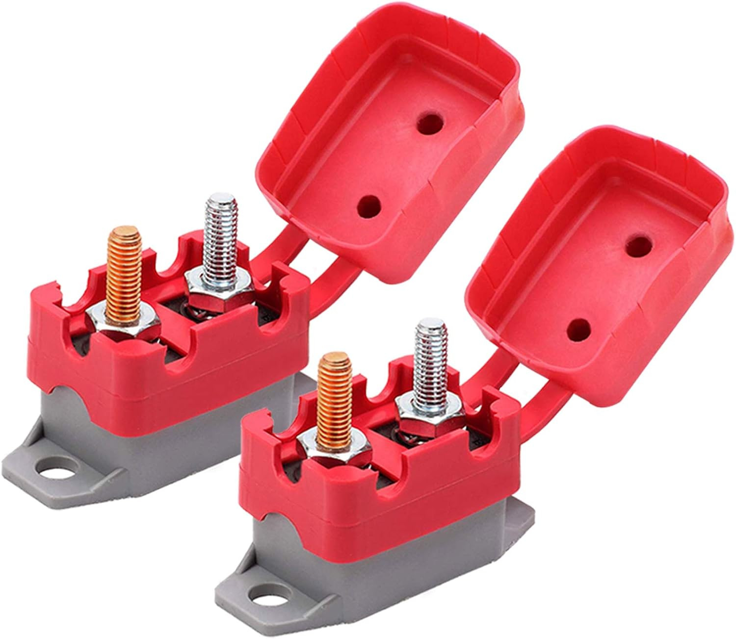 DC 12V – 24V Automatic Reset Circuit Breaker with Cover Stud Bolt for Automotive