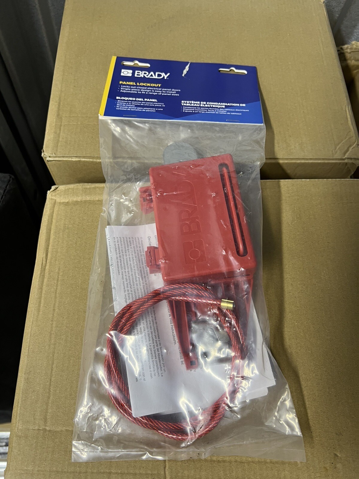 Brady 151633 Circuit Breaker Lockout,Red,6.24 In L