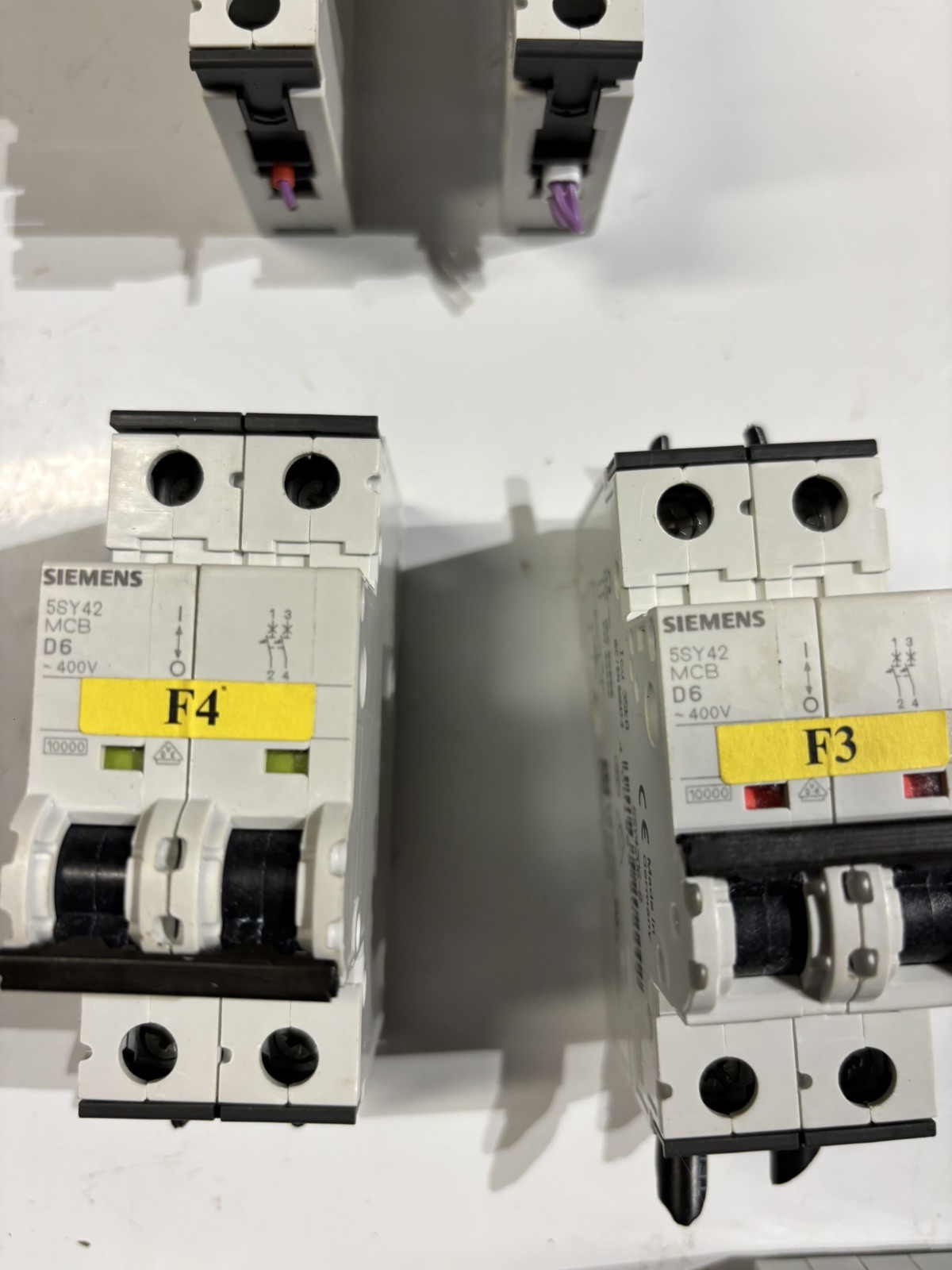 7x lot Siemens Breakers 2 Each 5SY41, 42, 43; (1) 5SY44