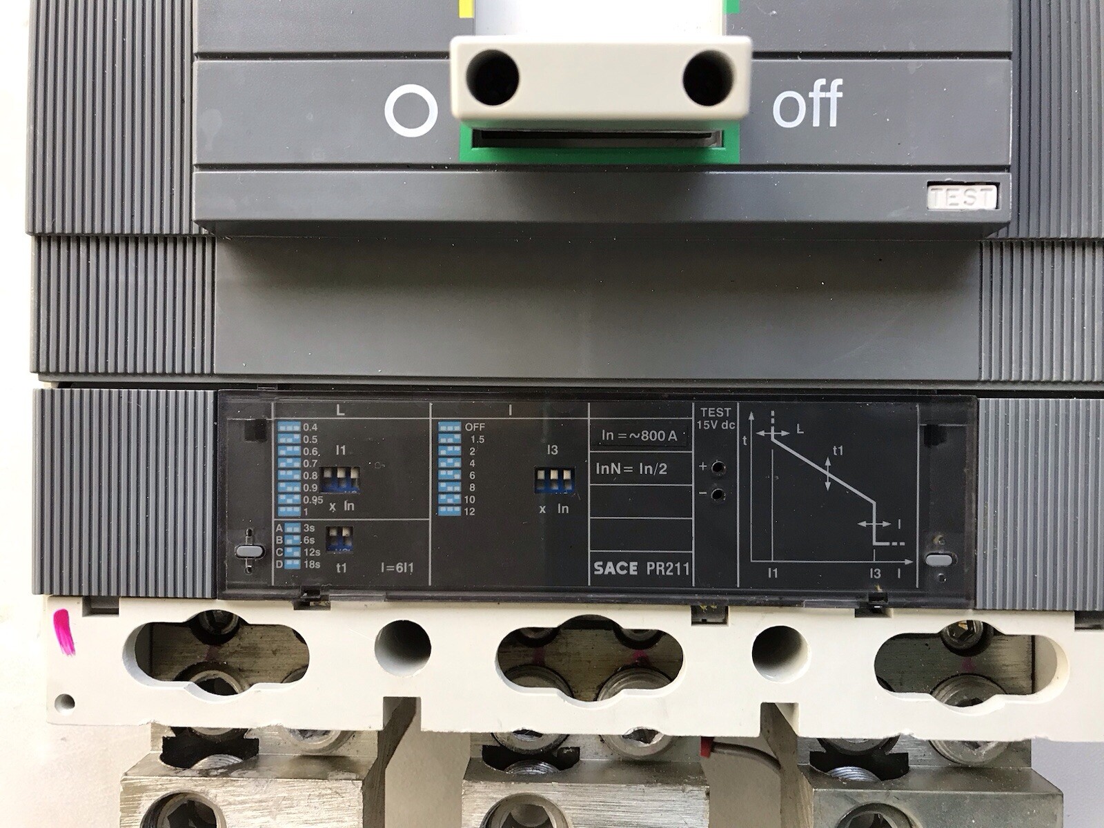 ABB S6N 3 Pole Circuit Breaker 600V