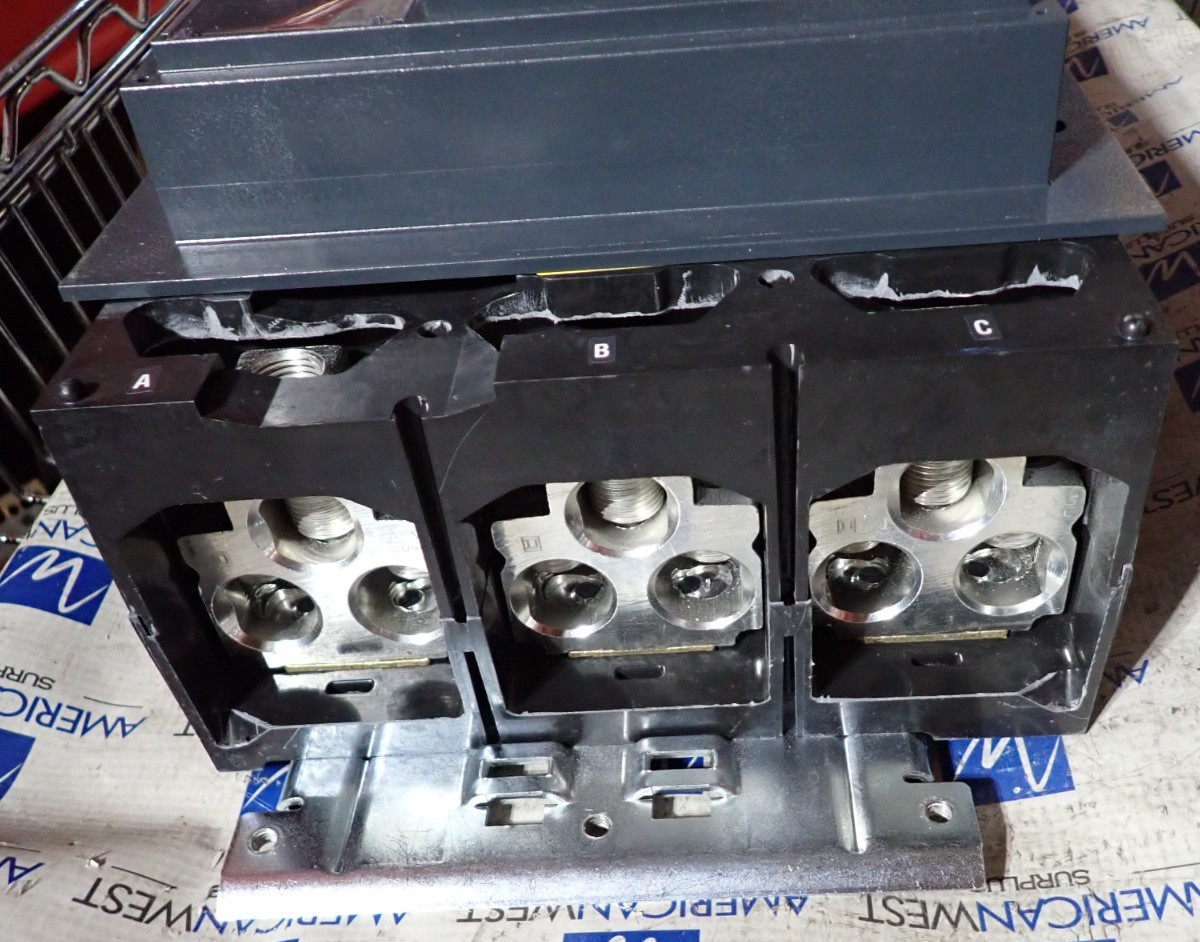 New Square D MJA36400 400 Amp65kA@480v 600 VAC 3 Pole PowerPact M I-Line Breaker