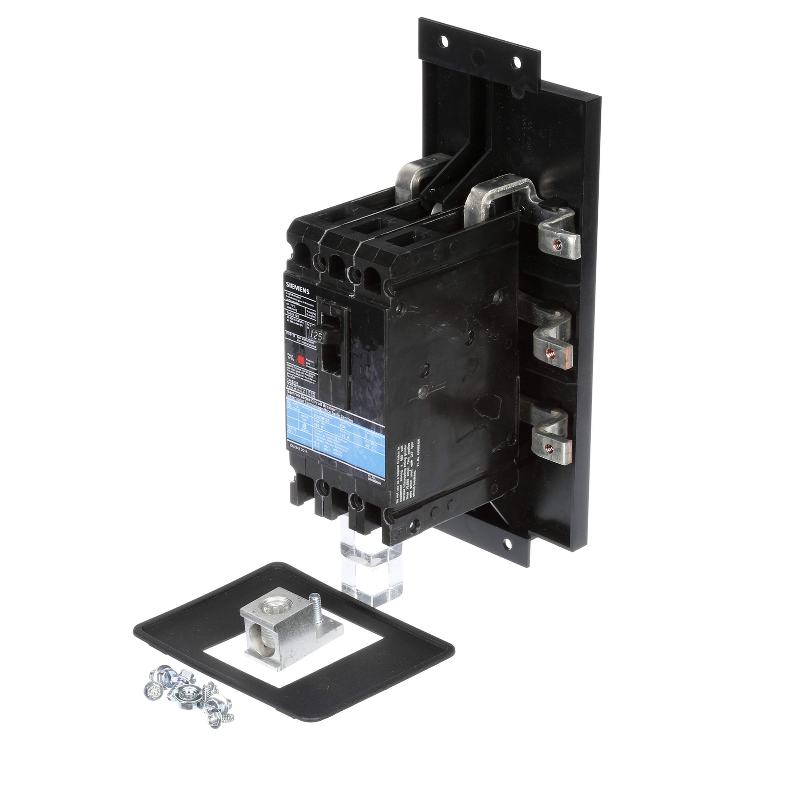 MBKED3125A – Siemens 125 Amp 3-Pole 240/480 Volt Main Breaker Mounting Kit 65 kA