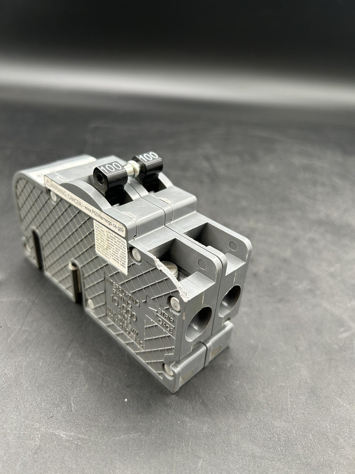 UBIZ21001 100 Amp Type UBI Z Circuit Breaker Double Pole Zinsco QCAL100 (READ!!)