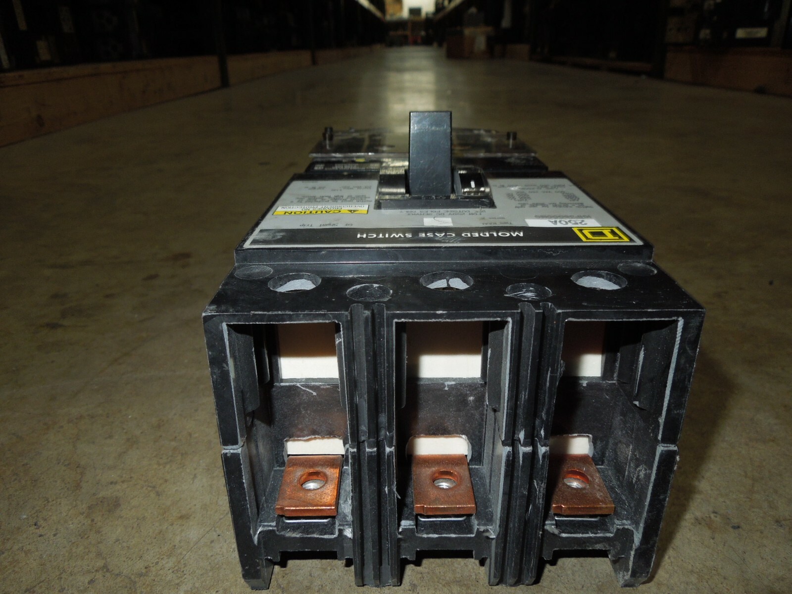 Square D KHP36000MG 250A 3p 600V Molded Case Switch GFM250 Ground Fault Module