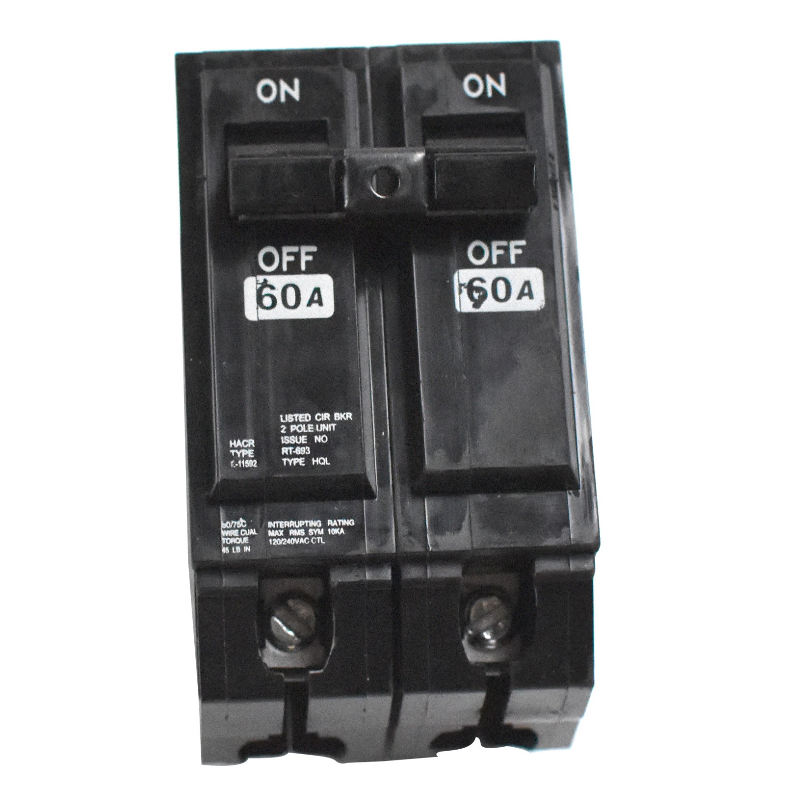 GE ABB THQL2160 Circuit Breaker | 60 Amps, 2 Pole, 120/240V