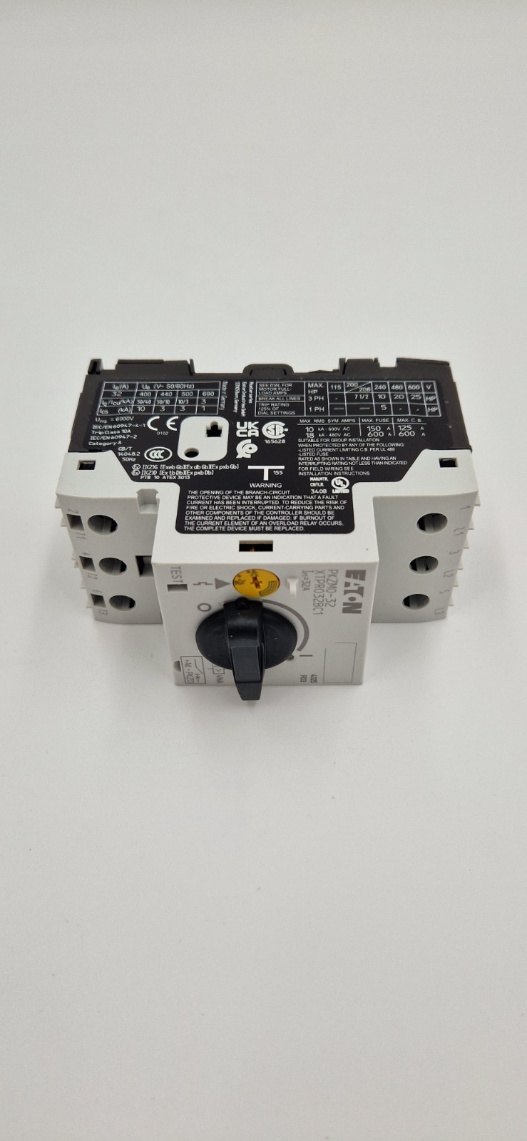 EATON Thermal Magnetic Circuit Breaker Motor Protect PKZM0-32 3 pole US in Stock