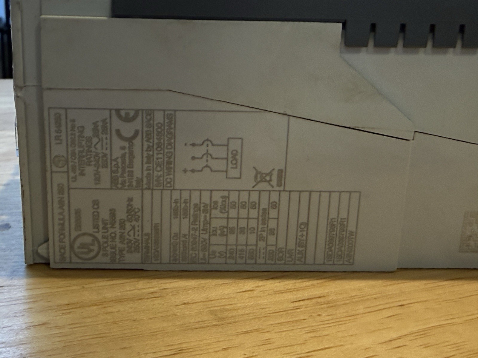 A2N200TW | 1SDA069798R1, ABB FORMULA CIRCUIT BREAKER