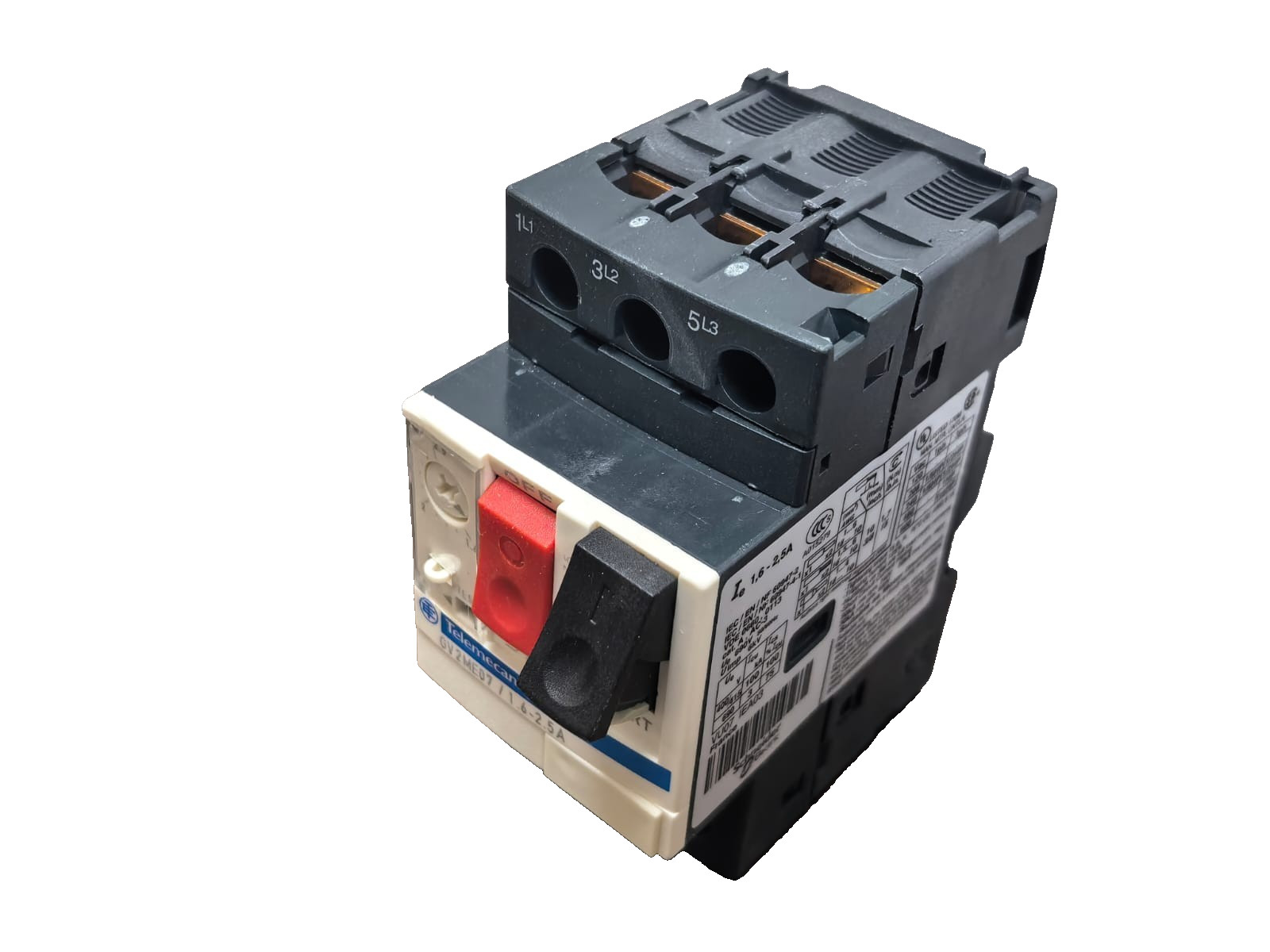TELEMECANIQUE GV2ME07 MOTOR CIRCUIT BREAKER 1.6-2.5A