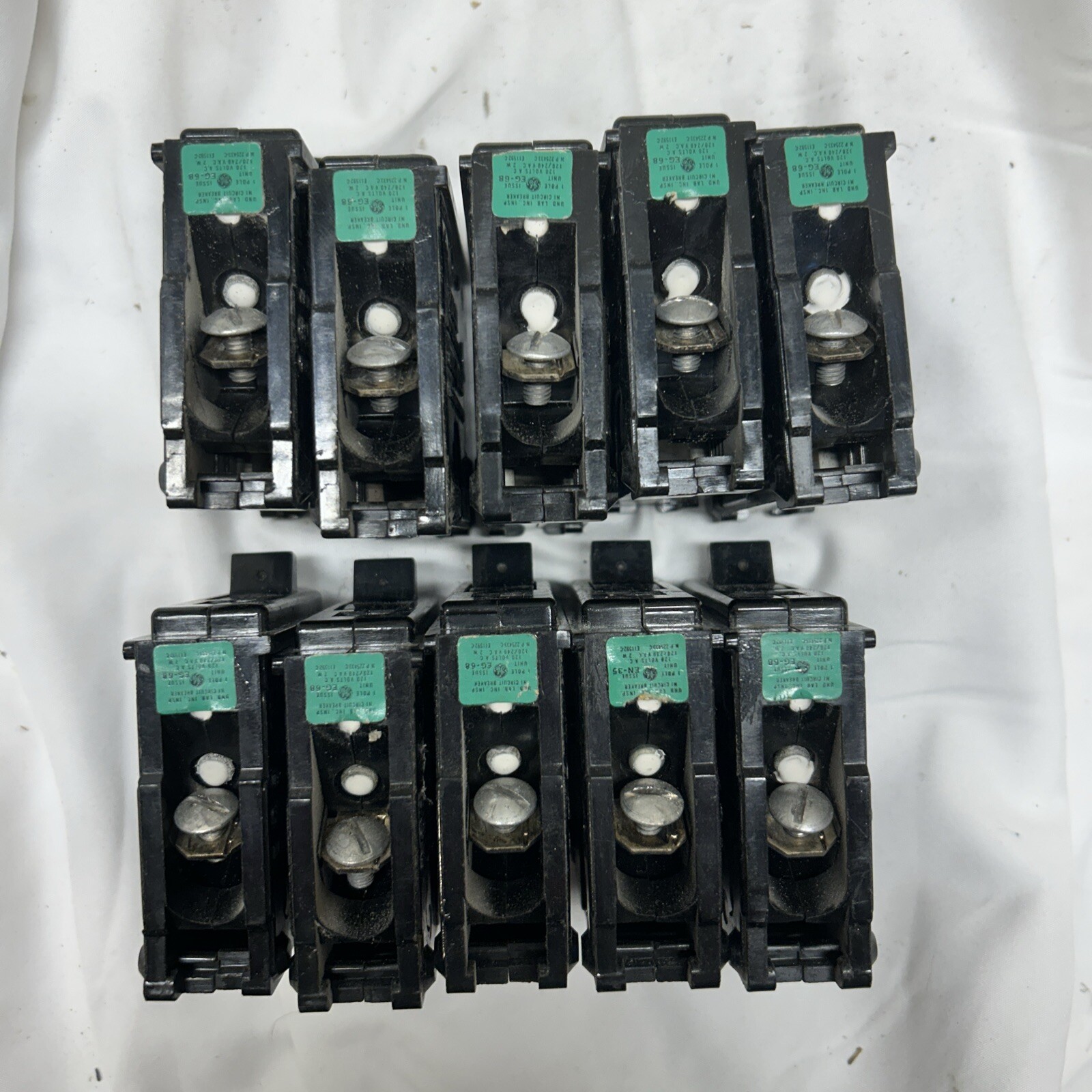(10-Pack) GE TQL1120 20-Amp 1-Pole TQL-AC Circuit Breaker 20A 1P – Lot of (10)