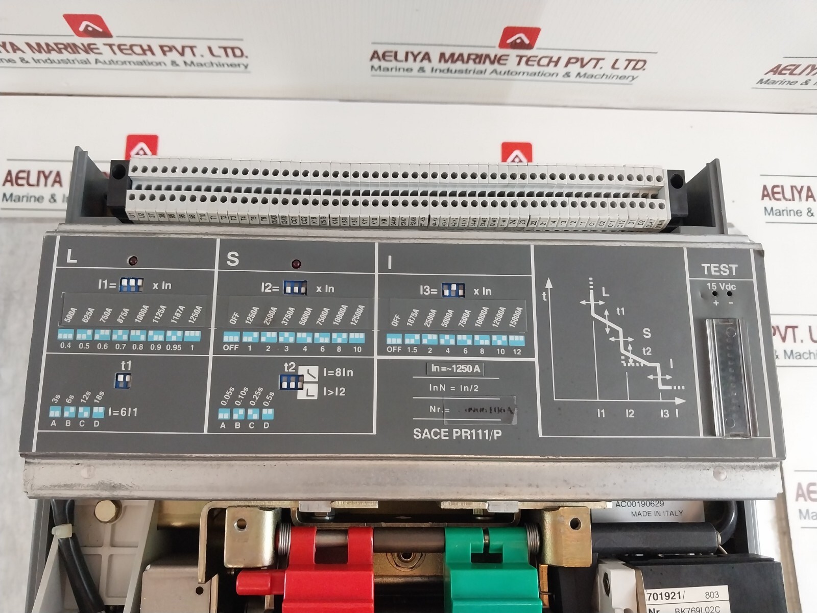 ABB SACE E2N 12 Low Voltage Air Circuit Breaker 1250A 55kA X 1s 690V