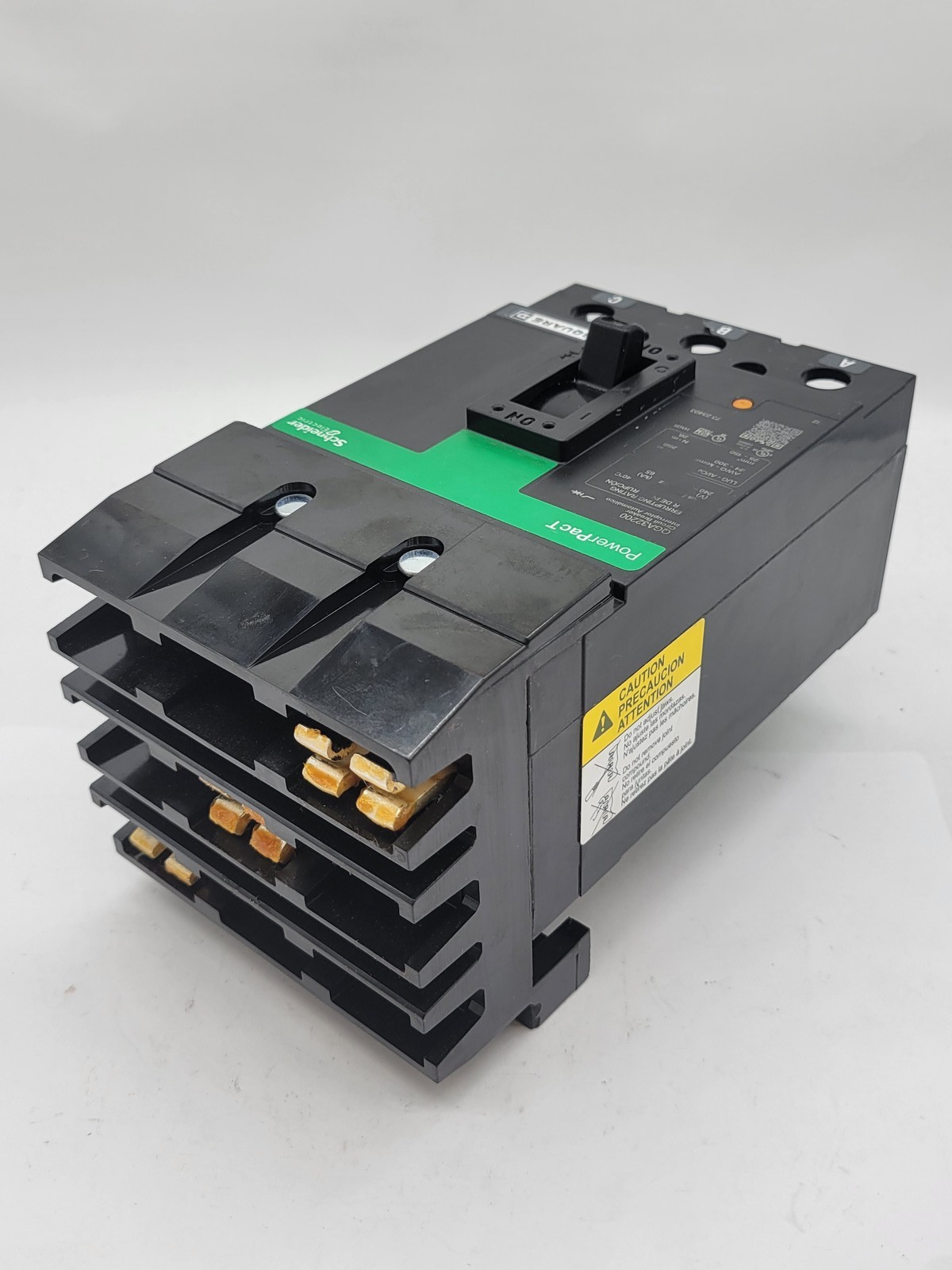 Square D QGA32200 PowerPact I-Line Circuit Breaker 200A 3P 3PH 240V 65KA QGA
