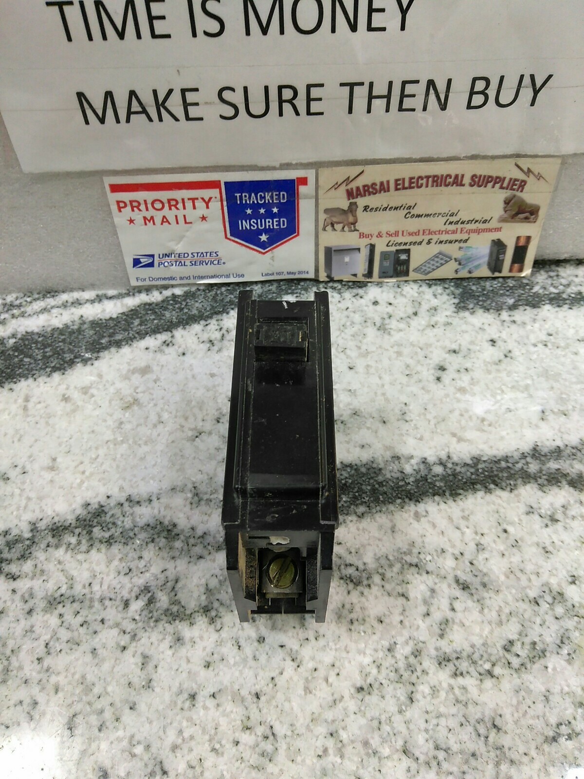 GTE Sylvania C-120 1 Pole 20AMP 240VA GROVE Type C Circuit Breaker (20BB2