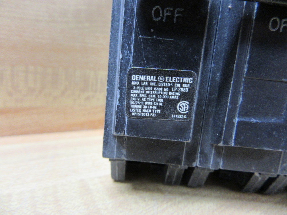 General Electric THQL32030 GE 30A Circuit Breaker 3P