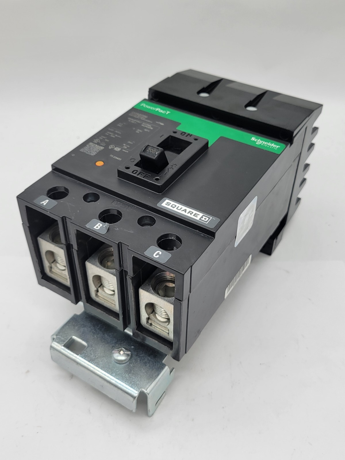 Square D QGA32200 PowerPact I-Line Circuit Breaker 200A 3P 3PH 240V 65KA QGA