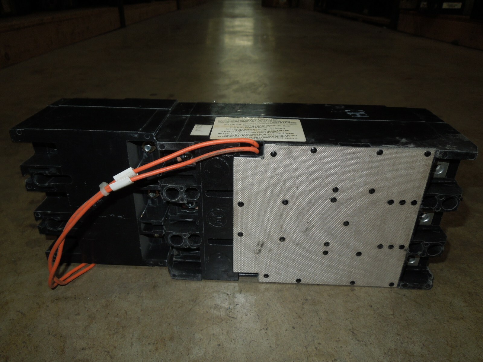 Square D KHP36000MG 250A 3p 600V Molded Case Switch GFM250 Ground Fault Module