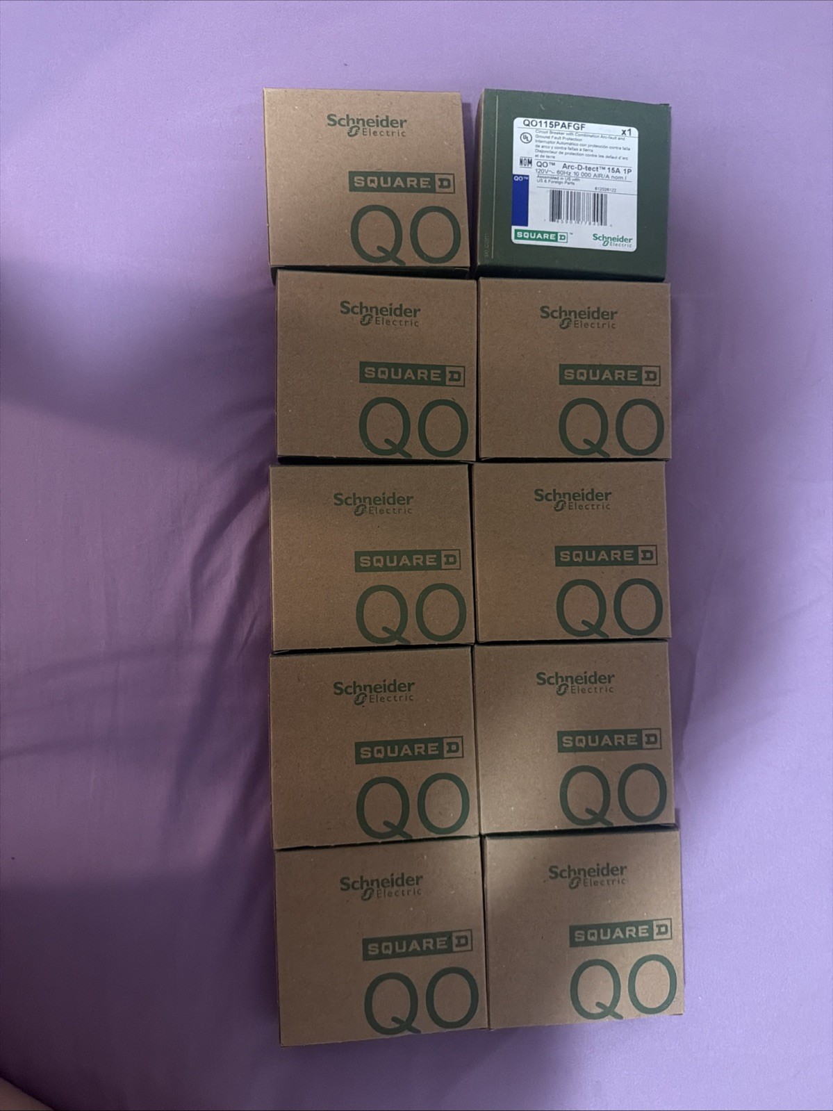 🔥 Square D QO115PAFGF 15A 1-Pole Dual AFCI GFCI QO Plug-On Neutral Breaker NEW