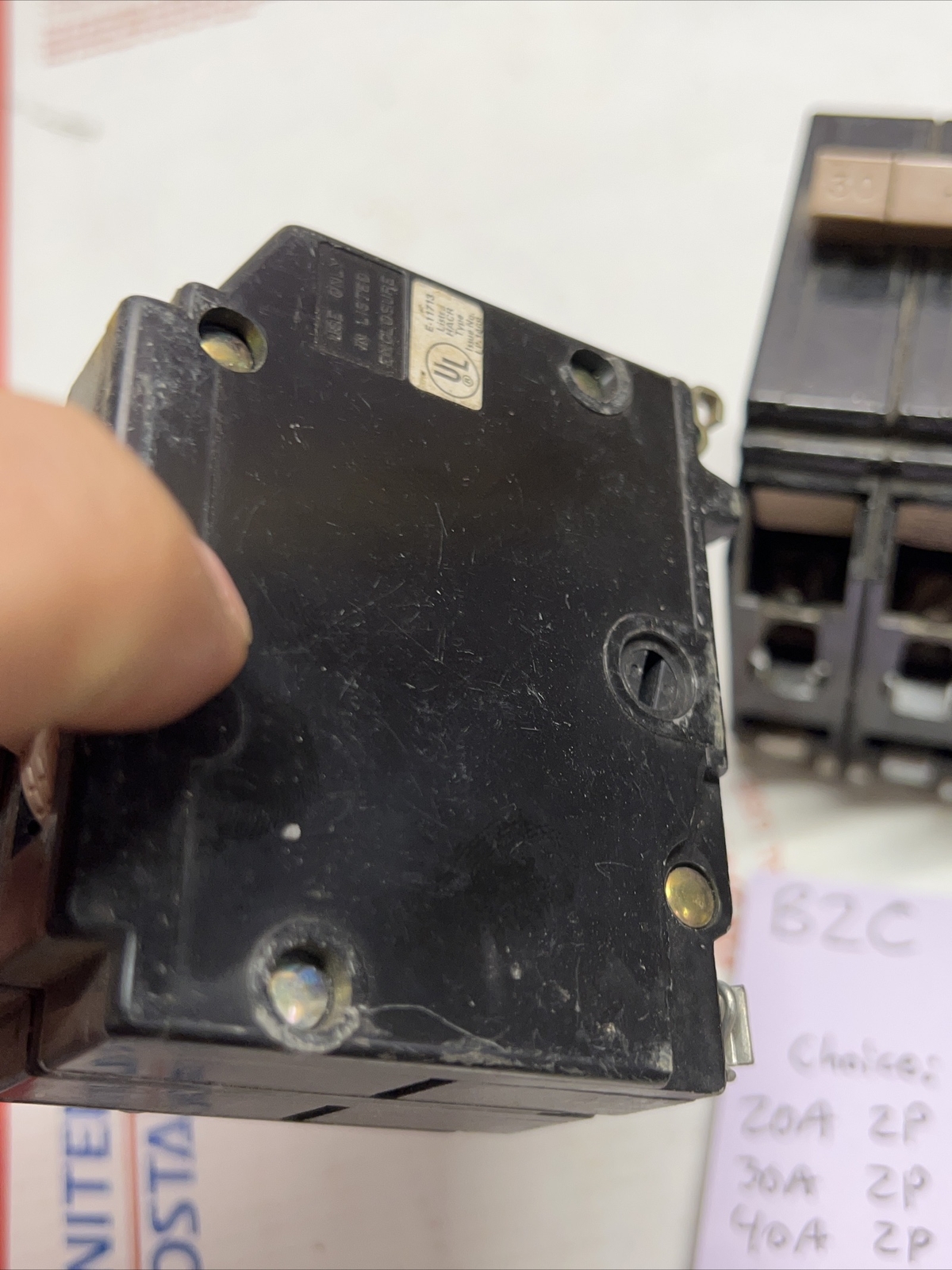 Eaton Cutler Hammer CH 230 CH250 CH240 2P 20A 30A 40A 50A Circuit Breaker ED4U