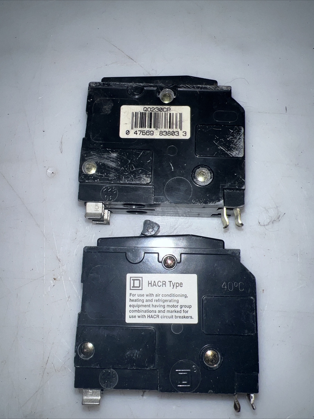 Square D QO230 2-Pole 30-Amp 120/240V Plug-In Circuit Breaker (lot of 2) Push
