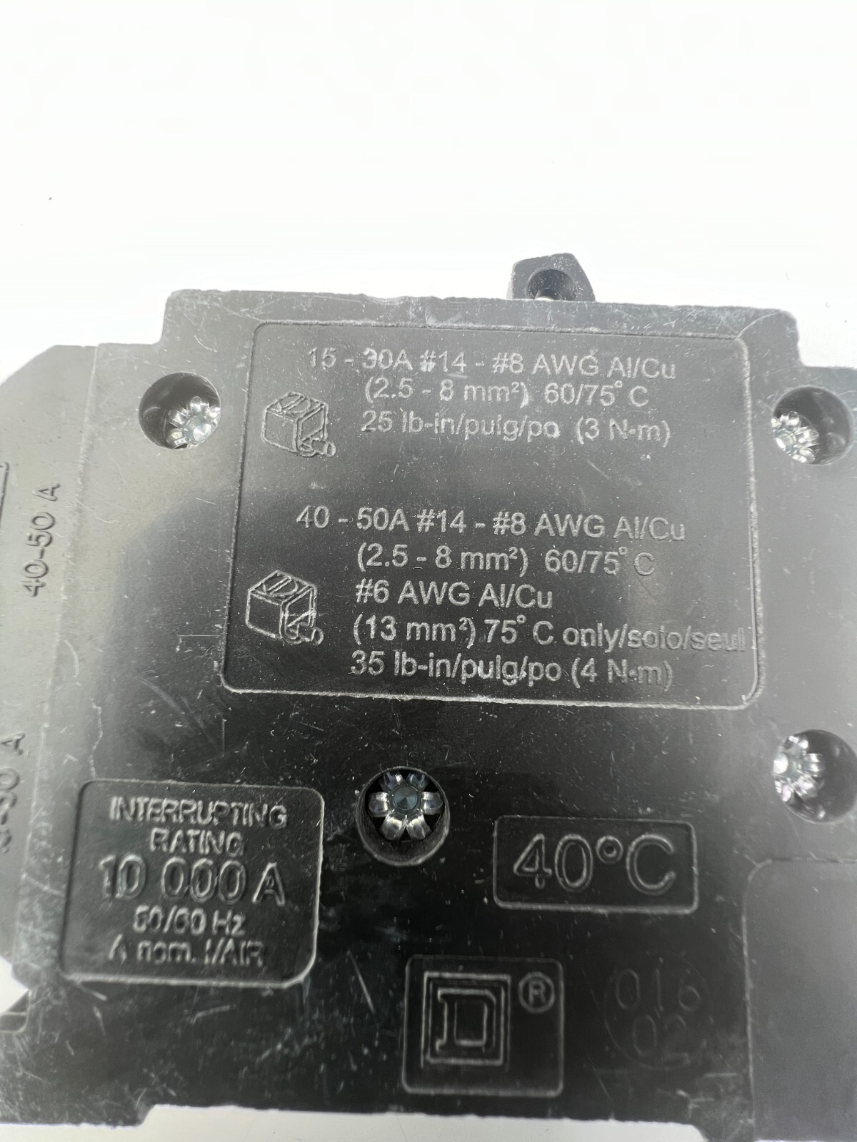 (QTY 3) Square D Circuit Breaker 15A 50/60Hz 120/240V HOMT1515