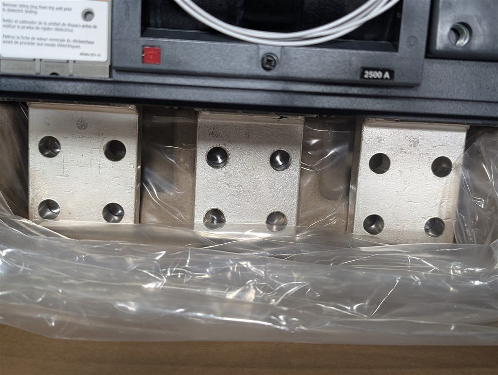 2500A Schneider RG 2500 PowerPact Bolt-On Breaker 600V RGF36250CU63AE1ABSAJK