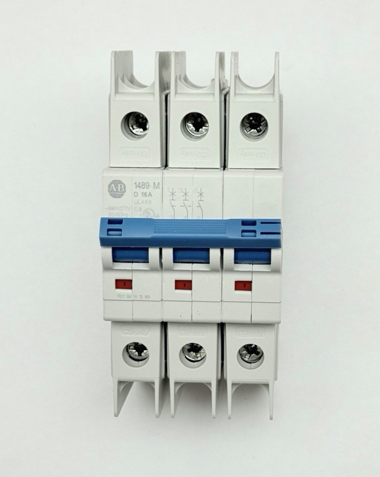 Allen-Bradley 1489-M3D160 Circuit Breaker, 16 Amp, 3 Pole, 480Y/277VAC