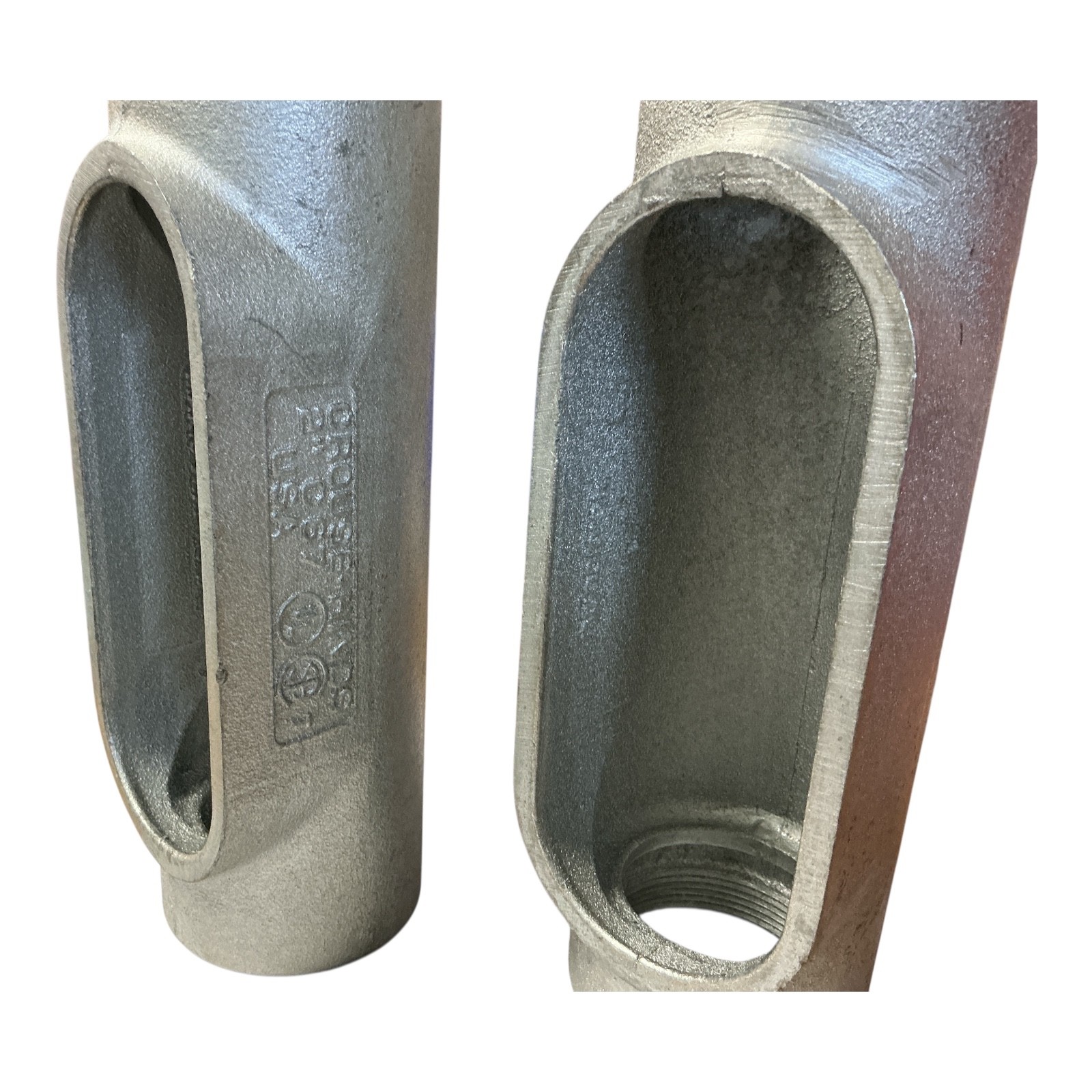 Eaton Crouse-Hinds C67 Type C Conduit Body 2in Form 7 Feraloy Iron Alloy