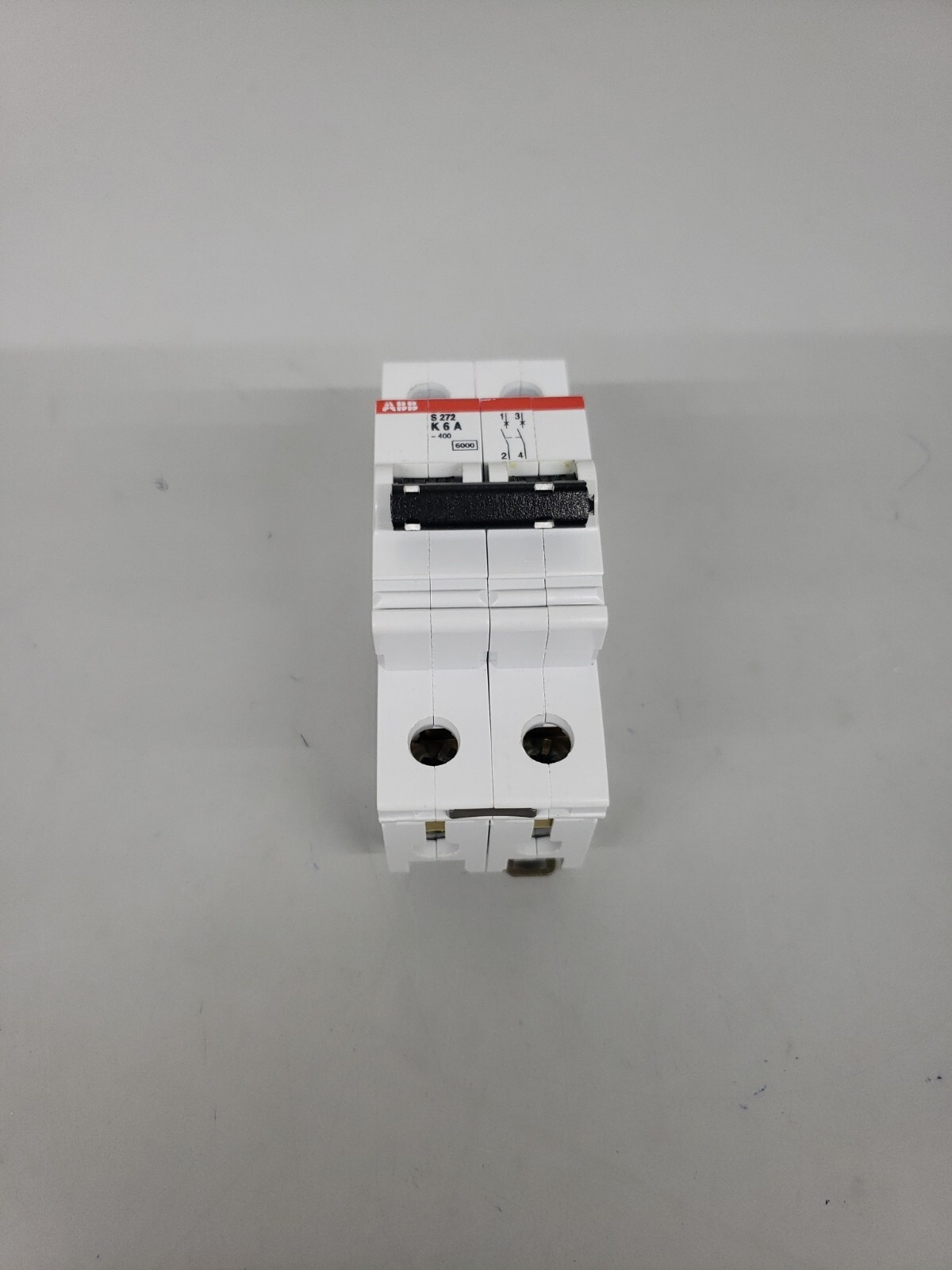 1) ABB S272 K6A Circuit Breaker 2 Pole S272K6A