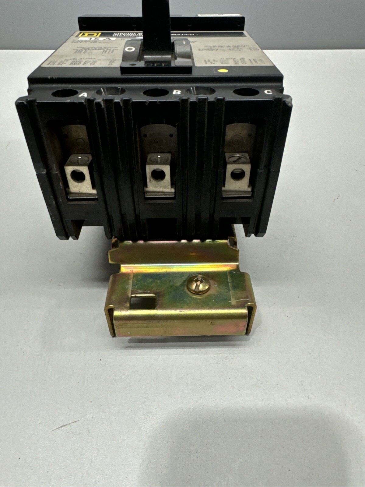 Square D FA34015, 15 Amp, 480 Volt, 3 Pole, I-Line Circuit Breaker