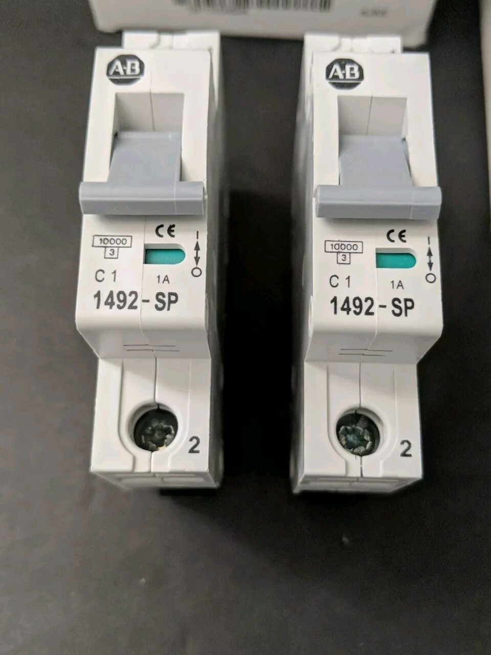 Allen Bradley 1492-SP1C010 1 Pole 1 Amp Circuit Breaker SER. C 2 Pack